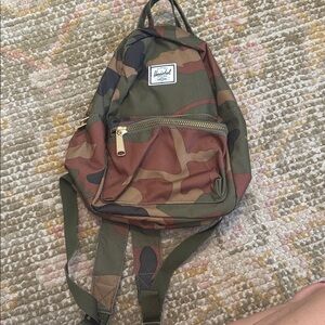 Herschel Camouflage Mini Backpack